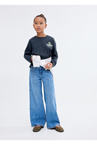 MANGO Kids Snoopy baskılı tişört