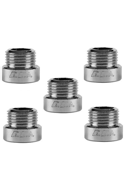 Eca 5 Adet ECA 1/2 1 cm Uzatma Krom (Musluk Uzatma 102134013 Pirinç E.C.A