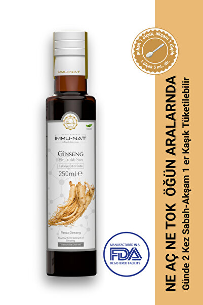 İmmu-Nat Ginseng Ekstratı 250 ml