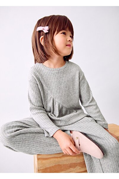 MANGO Baby Volanlı ribana tişört