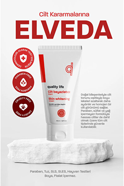 Quality Life 2 Adet Genital Bölge Beyazlatıcı - Koltuk Altı - Cilt Ten - Kararması Için Beyazlaştırıcı Krem