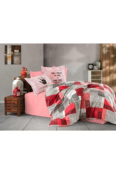 Hobby Одномісний попліновий комплект постільної білизни Bermuda Koral