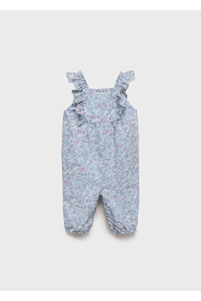 MANGO Baby Floral Print Jumpsuit