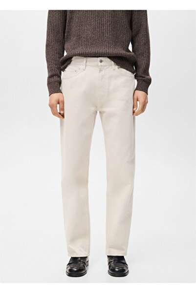 MANGO Man Moby düz kesim jean pantolon