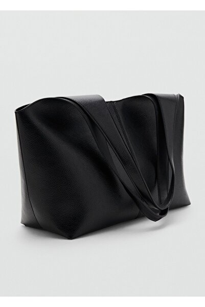 MANGO Woman Büyük boy shopper çanta