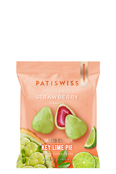 Beyaz Çikolatalı Misket Limonlu Çilek Draje, 50G