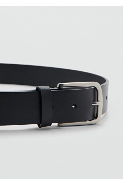 MANGO Man Tokalı deri kemer