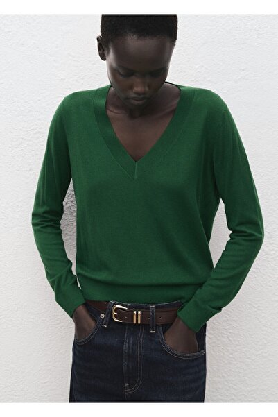 MANGO Woman V yaka triko kazak