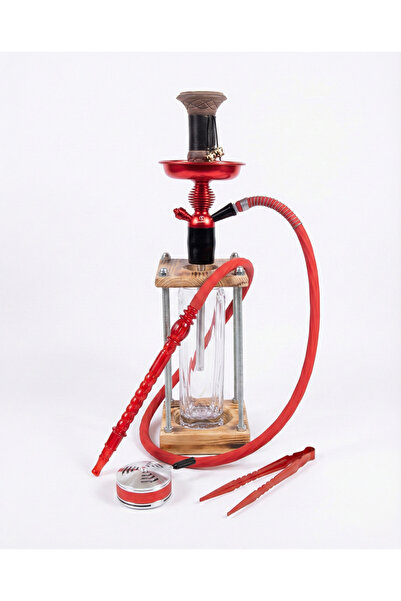 Kazdal Ahşap Model Nargile Seti Uzun Model