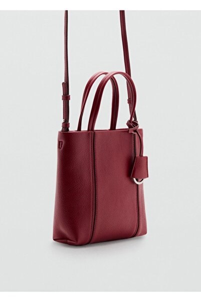MANGO Woman Saplı mini dikdörtgen çanta