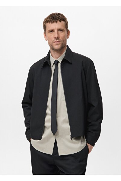 MANGO Man Cepli düz kesim ceket