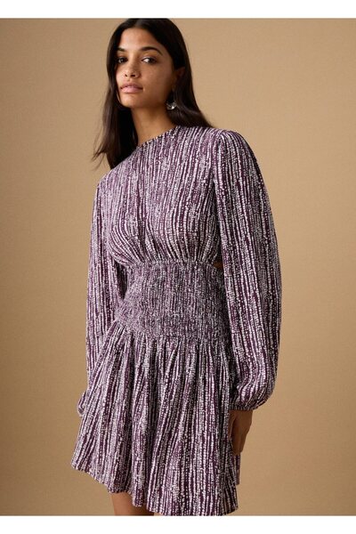 Mango Teen Lureks cut out detaylı elbise