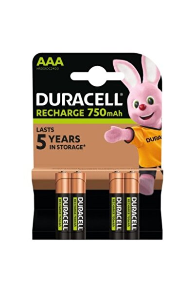 Duracell R3 батерии, AAAK4, 750mAh, 4 бр.