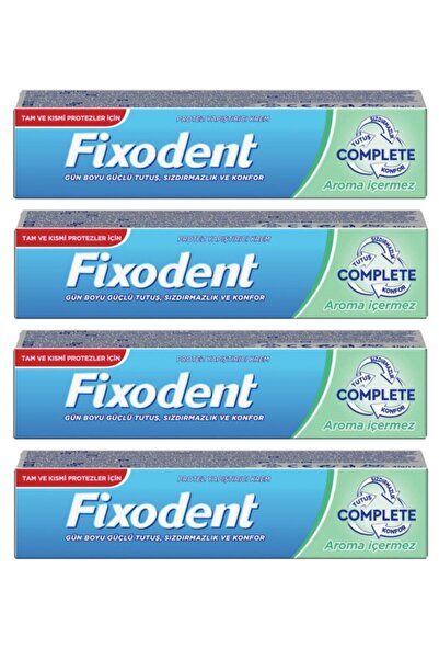 Fixodent Complete Diş Protez Yapıştırıcı Aromasız 47g X4 Adet