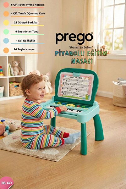 Prego Toys Piyanolu Eğitim Masası