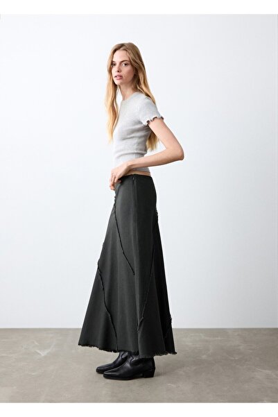 Mango Teen Püskül detaylı uzun etek