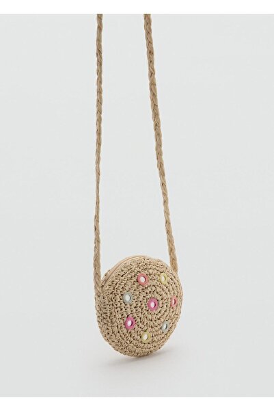 MANGO Baby Doğal elyaf çanta