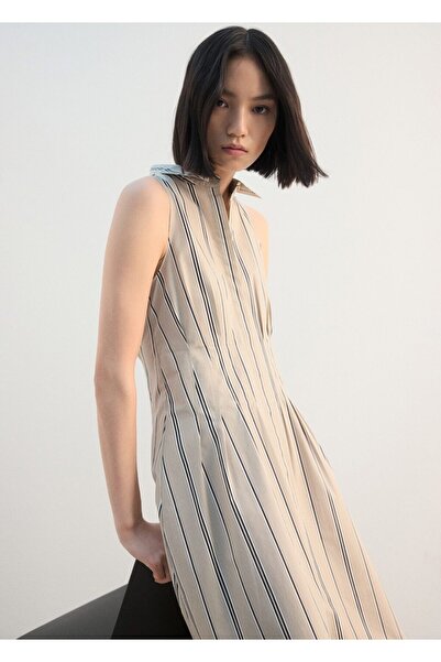 MANGO Woman Evaze gömlek elbise