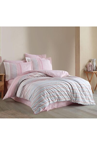 Hobby Çift Kişilik Poplin Nevresim Trella Pembe