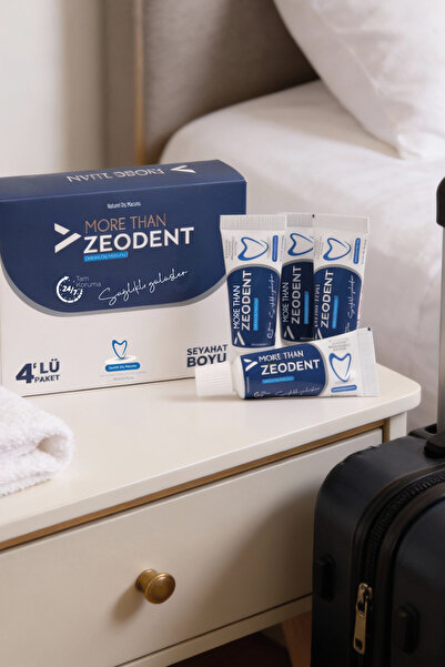 MORE THAN Zeodent Diş Macunu 4’lü Seyahat Boy (20 gr x 4)