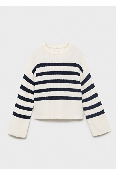 MANGO Kids Çizgili triko kazak