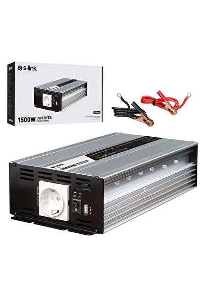 Powermaster S-Link SL-1500W Dc12v-Ac230v 1500w İnverter