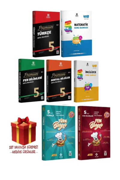 Editör Yayınevi 5. Sınıf Konu Anlatım-soru Bankası Seti Hediye