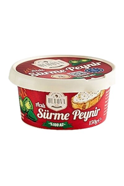 ULUOVA Acılı Krem Peynir (150 g) x 2 Adet - Baharatlı ve Kremsi Gurme Lezzet