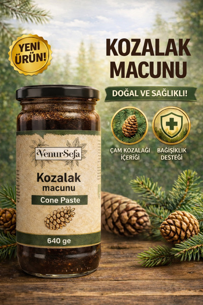 Venur Sefa Sağlığınız İçin Çam Kozalağı Macunu 640 Gr – Doğal Bağışıklık, Ene...