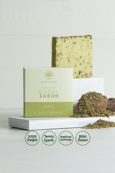 Gaia Oliva Kekikli ve Zeytinyağlı El Yapımı Doğal Sabun