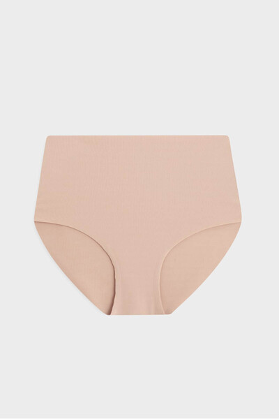 Pulsar Toparlayıcı Lazer Kesim Yüksek Bel Külot Ten