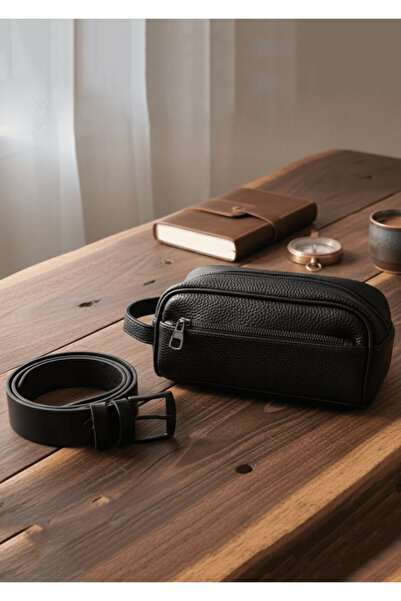 Duke Nickle Set cadou cu 2 curele pentru geantă pentru bărbați, combinație cl...