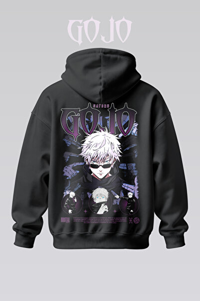 Brutal Dept. سويت شيرت جوجوتسو كايسن جوجو ساتورو بغطاء رأس للجنسين