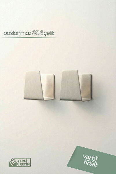 Varbifırsat 2 Adet Paslanmaz Çelik Bulaşık Süngeri Tutucu Yapışkanlı Askılık ...