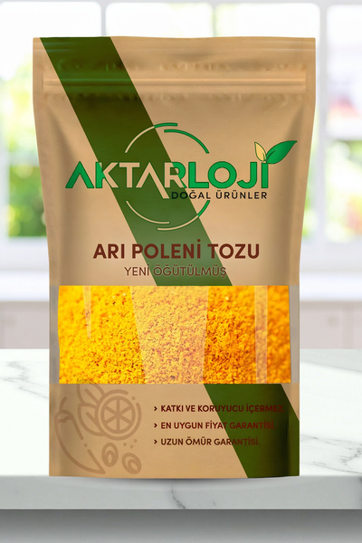 aktarloji 100 Gr Toz Arı Poleni / Yeni Mahsül / Yeni Öğütülmüş - Katkısız & D...