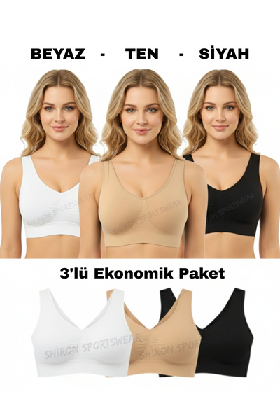 Shiron Sportswear&Company Corset cu bretele groase pentru îmbunătățirea piept...