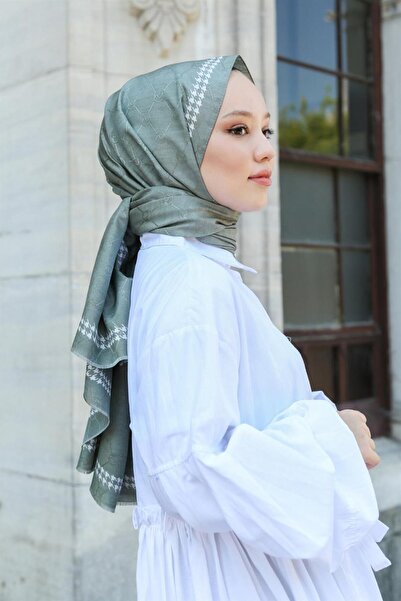 Hint İpek Şal cu monogramă MONOV02-02