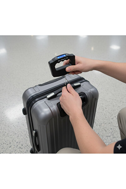 Brader Yanında Taşı 50kg Pratik Hassas Pazarcı&bavul Terazisi