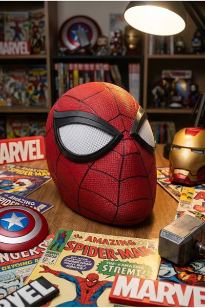 Shaddshop Spderman Giyilebilir Maske