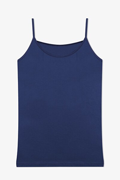 koza iç giyim قميص داخلي نسائي أساسي من القطن الليكرا