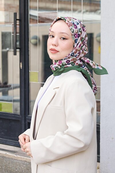 Hint İpek Minimal Desenli Modal Eşarp MDLV03-07