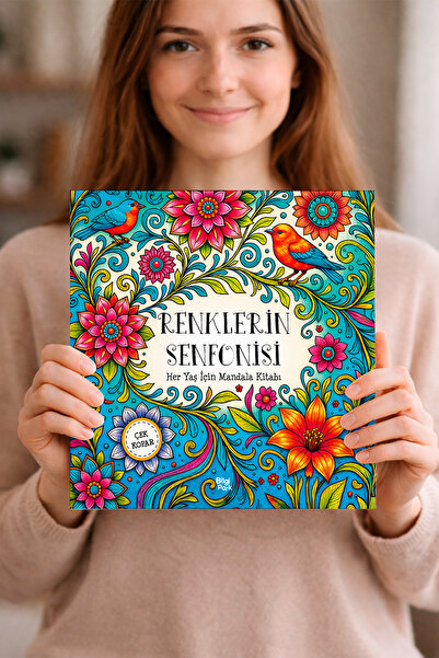 Parodi Yayınları Renklerin Senfonisi – Her Yaş İçin Mandala | 96 Sayfa | Çek-...