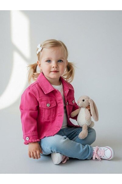 Zekids Kız Çocuk Kot Ceket
