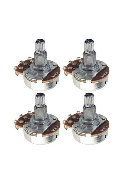 Choice Long Shaft B250K FLEOR 4PCS Guitar Potentiometers Volume Tone 18-splin...