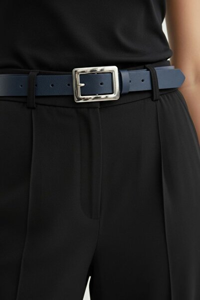 Kemerix Жіночий темно-синій ремінь з пряжкою з гумусу