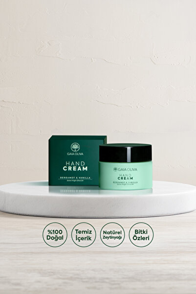 Gaia Oliva Bergamot, Vanilya ve Zeytinyağlı Besleyici El Kremi 50 ml