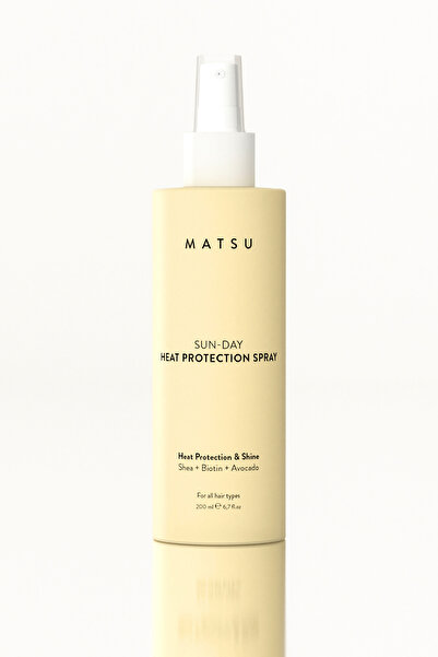 MATSU Sun Day Isı & Güneş Koruyucu Bakım Spreyi | 232°C Isı Koruması & UV Kal...