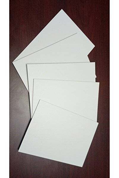 Genel Markalar 21x30 Ebatlarında Kesilmiş 5 Adet Kontraplak Sunta Plaka (ön Y...