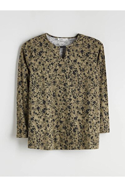 LC Waikiki Μπλούζα LCW Crew Neck Floral (W5)