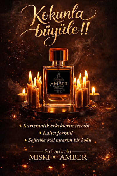 safranbolu miski amber Karizmatik Kokulu Parfümü Özel Içerikli